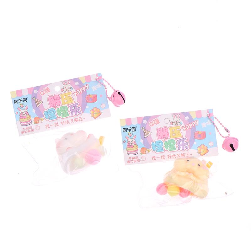 Super Soft Cute Q-Bullet Simulated Hamster  Toy Mini  Toys Kawaii Stress Relief Squeeze Toy Tpr Decompression Toy