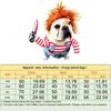 Dog Cat Costumes Pet Funny Costume Chucky Deadly Doll Cosplay Party Fancy Festival Cloth Cat Clothes