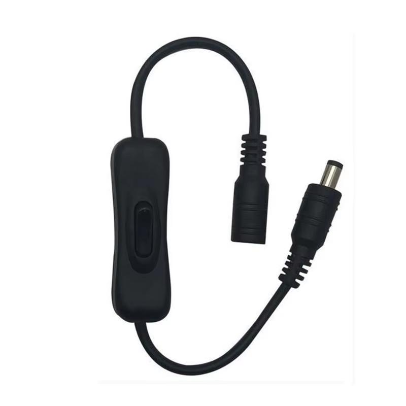 1pc Light Switch DC 12V Female Male Power Cable DC Connector ON OFF Inline 304 Switch 5V 12V 24V for LED Strip Light L