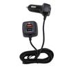Fast Charging USB Car Charger 60W 4 Port QC3.0 Multifunctional for Phone Front Rear Seat