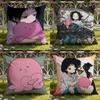Cute Anime T-Takopi's Original Sin Cushion Cover Home & Car Dual-Scene Pillow Cover: Reversible for Premium Comfort