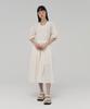 Awi Lantern Sleeve Dress_Cream