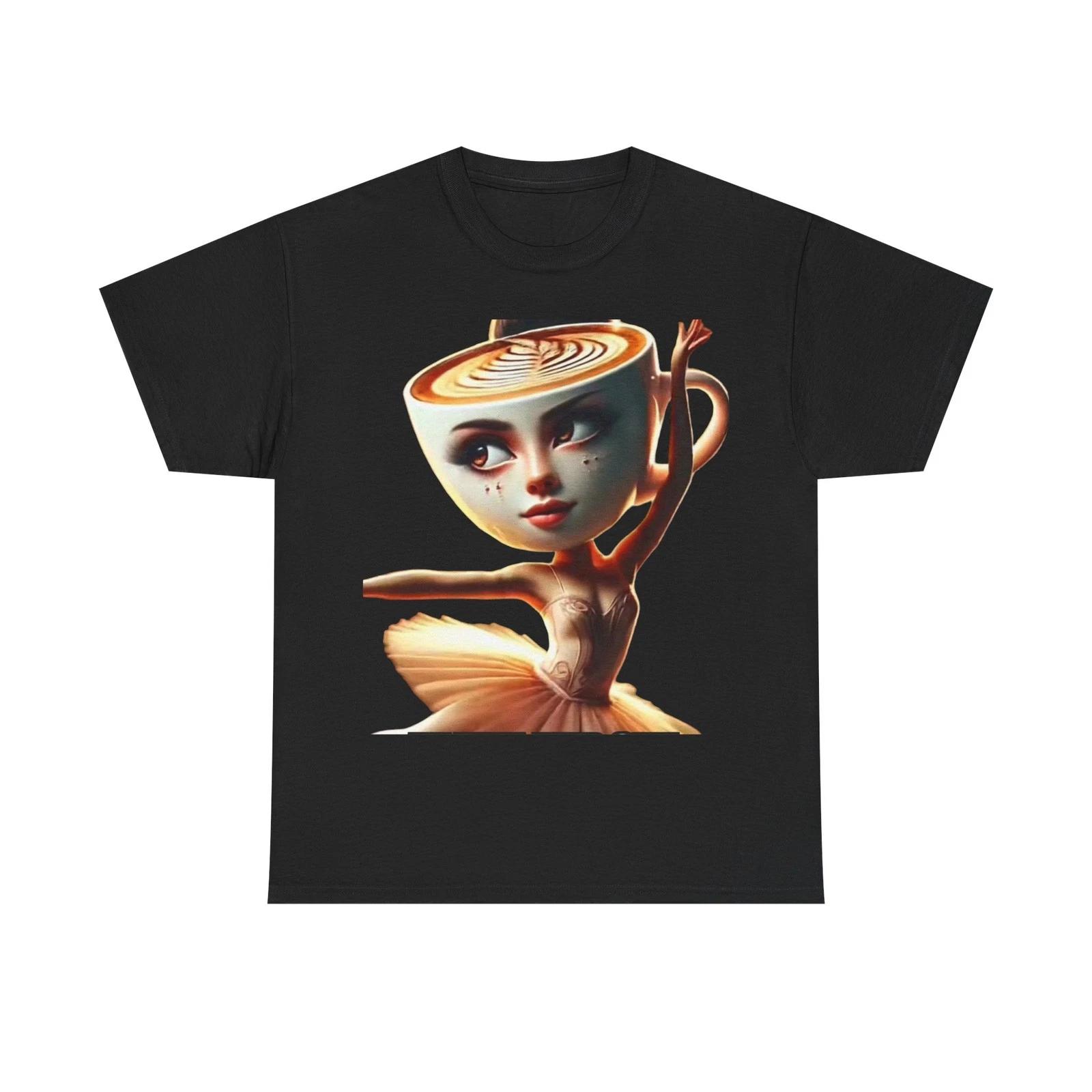 Ballerina Cappuccina Unisex T-Shirt | Brainrot Meme Shirt Funny Viral Internet H S