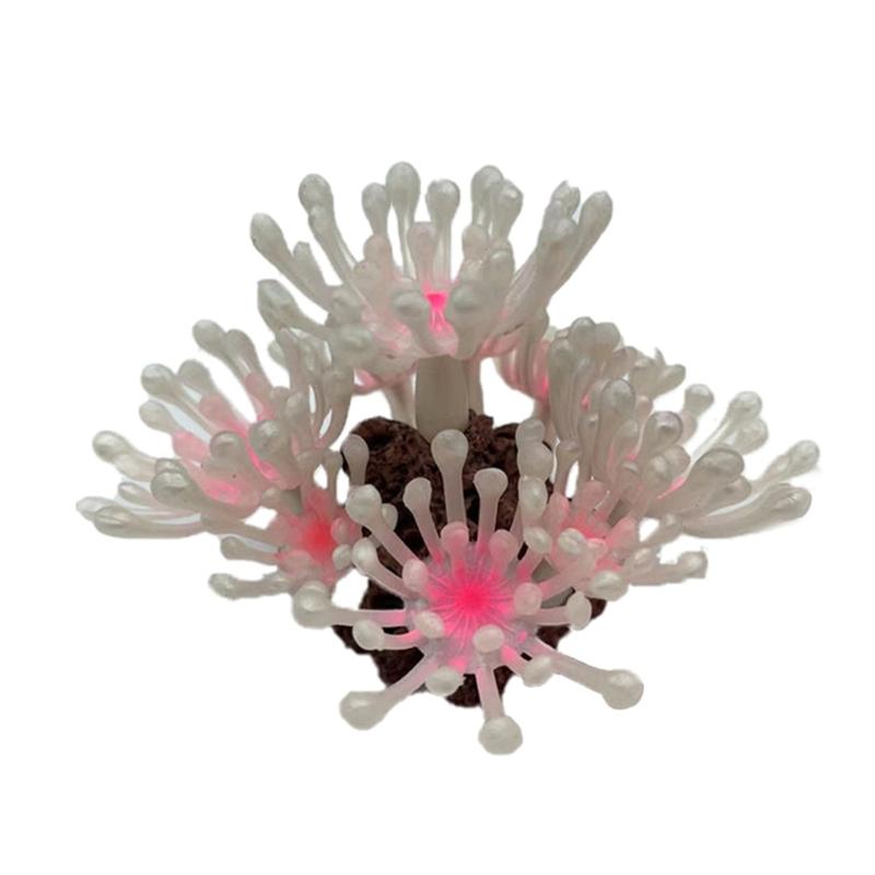 FishTanks Decoration Life Like Coral Figure Aquariums Decor FishTanks Ornament Freshwater Saltwater Landscaping Ornament 1 белый