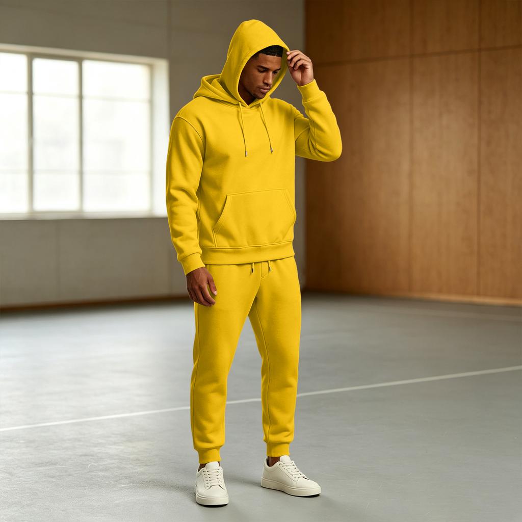 Herren Casual Sweatshirt Set für Herbst Winter Sport Aktive Kleidung