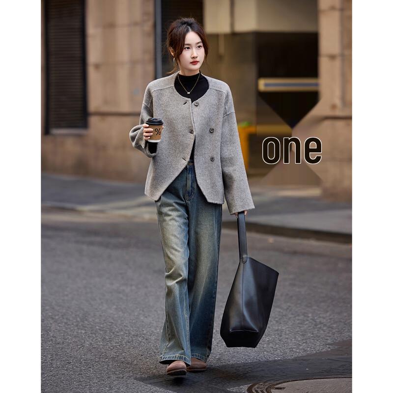 Demana Women's Wool & Camel Blend Winter Coat