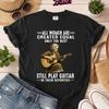 Guitar Player Gift Shirt for Women 70th Birthday, Funny Guitarist Tee for Mom Grandma, Vintage Music Lover Shirt, Seventies Gift