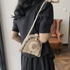 Fashionable Woven Shell Crossbody Bag Chic And Stylish Accessory For Everyday Use