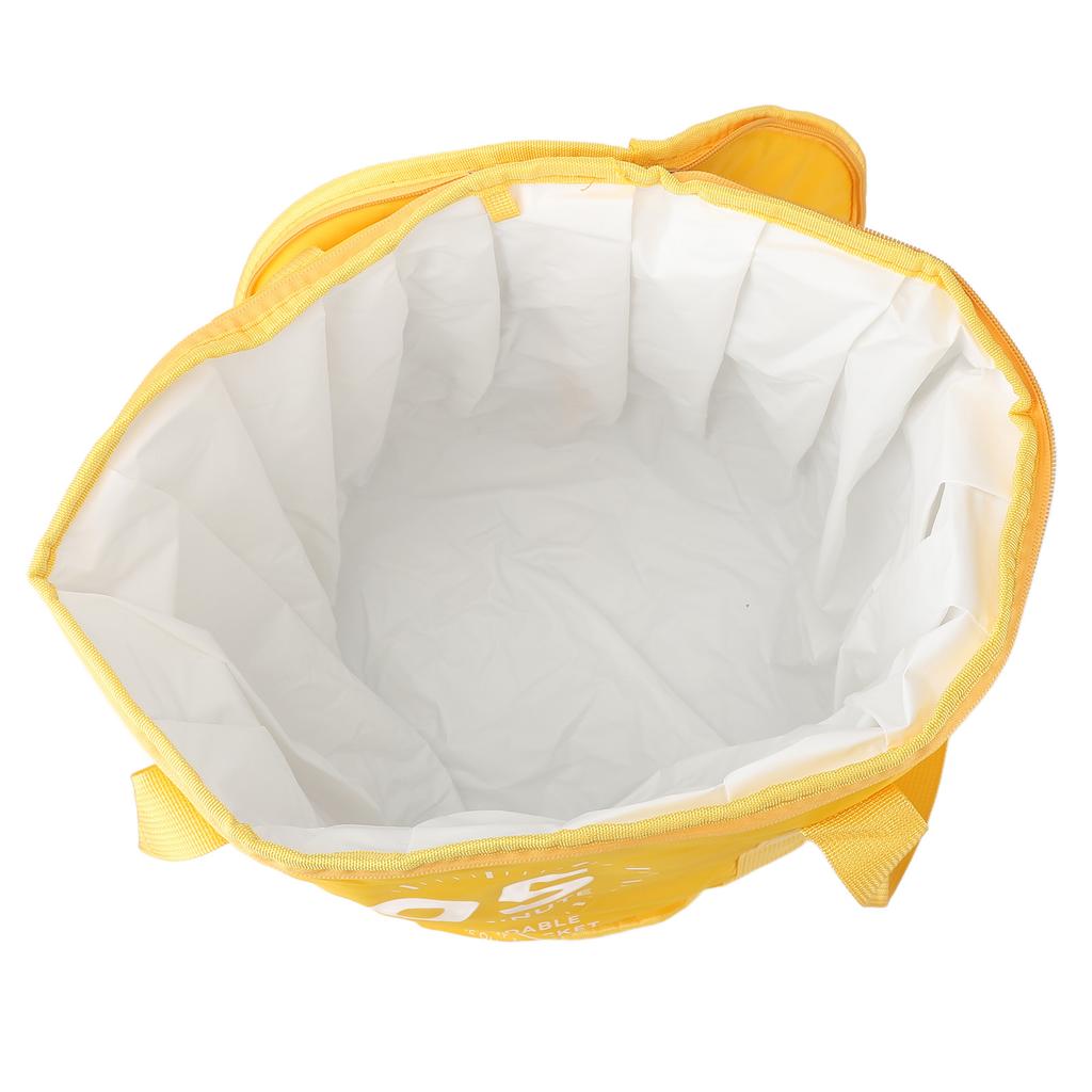 Collapsible Foot Soaking Bath Bag Portable Wat proof Insulated Foot Bath for Home Pedicure Basin With Lid