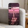 E-Eiffel T-Tower    Phone Case For Samsung S25,S24,S21,S22,S23,S30,Ultra,S20,Plus,Fe,Note,10,9,5G Black Cover