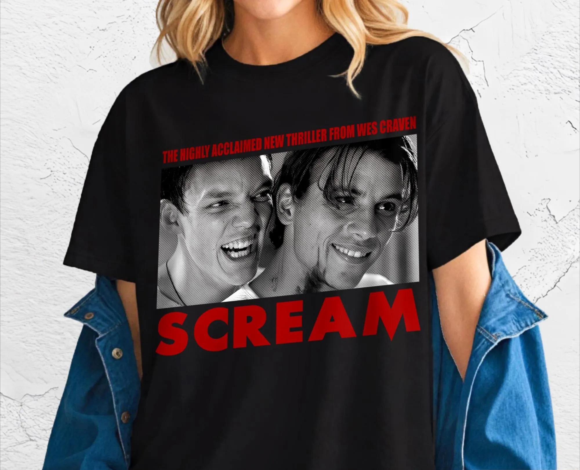 Scream Movie Vintage Shirt Halloween Horror Tshirt Horror Movie Shirt No You Hang Up Scream Movie Shirt 3XL