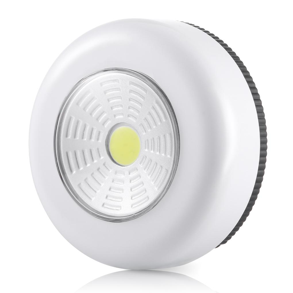 Portable 1PC 3/4 LED Night Light Battery Powered Cabinet Night Lamp Wireless Bedside Lights For Bedroom Home Closet Lighting