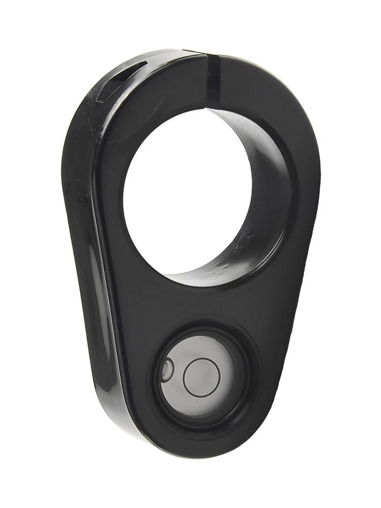 For Surveying For Leveling Measurement Blister Vial Level 32mm Pole Level Black Vial With Holder Carbon Fiber Centering Rod