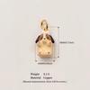 Animal World Cute Copper Pendant Necklace: Small Fish, Panda, Puppy, Butterfly Design