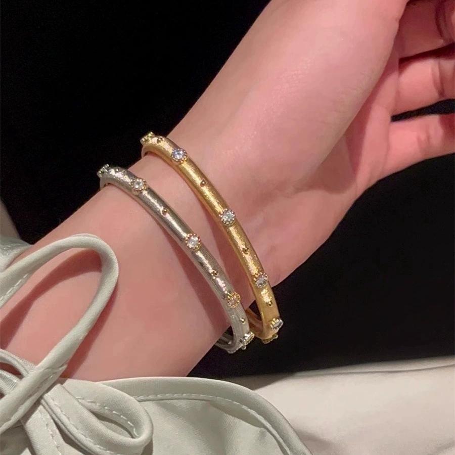 French Zircon Bracelet for Women Europe United States Light Temperament Elegent Bracelets Jewelry Accessories Gifts