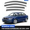 SKODA SUPERB Rearview Mirror Rain Guards - Fits Skoda Superb Window Visors