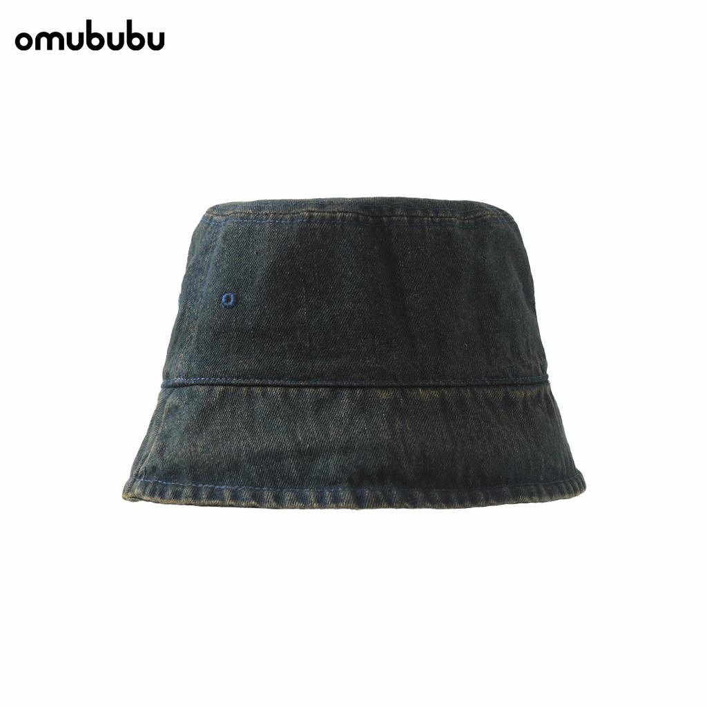 Bucket denim bucket hat new female versatile summer UV protection student face small outdoor travel basin hat