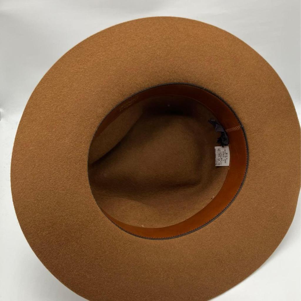 Used STETSON Brown HAT Centerfold Stetson