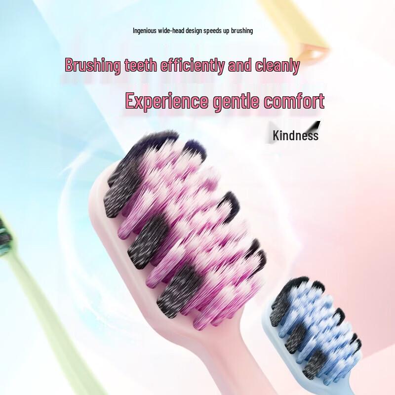 Shuke Wide Head Soft Bristle Toothbrush (Double Pack)
