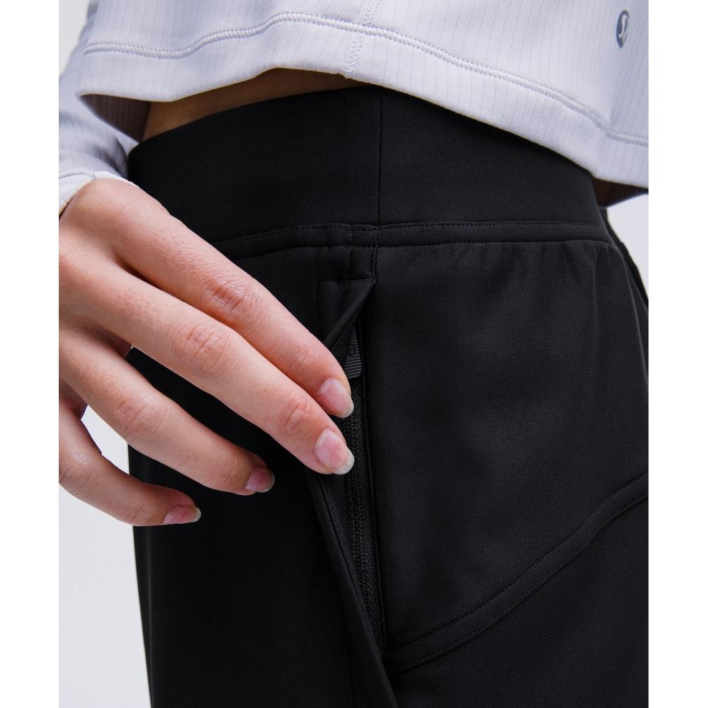 Lululemon Adapted State High Rise Fleece Jogger  Full Length Black