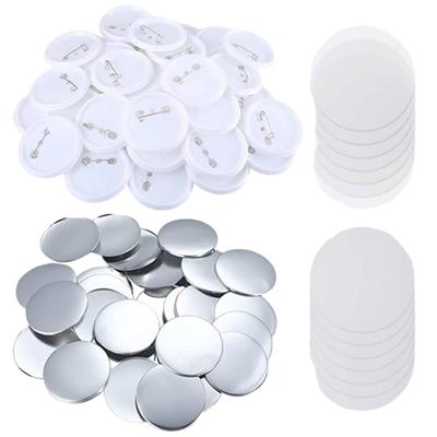 I'm So Happy Badge Parts and Materials, Safety Pin Kit, Badge Maker, Set of 100 (58mm)