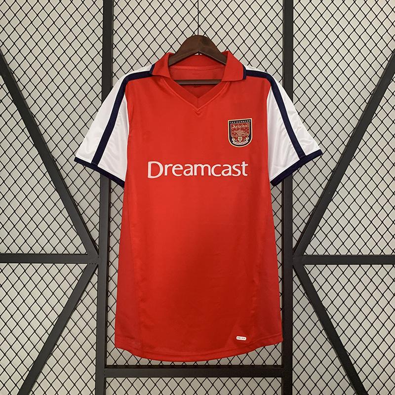 Arsenal home match 9394 retro jersey, number 14 Henry Bergkamp, 0506 Arsenal short-sleeve football jersey