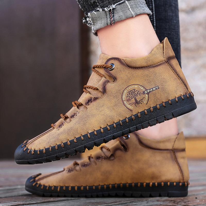2024 Large Men's Shoes Casual Men's Fashion Leather Shoes Men's Casual Fashion Shoes