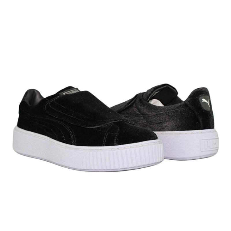 (WMNS) PUMA Vikky Platform V 'Black' Women's 365242-01