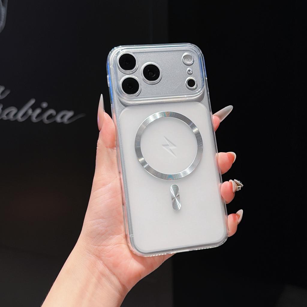 Magnetic Ring Clear Phone Case For Xiaomi Redmi 15C 14C 13C 12C 12 13 15 15A 5G A7 Pro A5 A4 A3 A2 A1 Plus A3X Soft Matte Cover