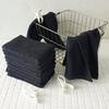 Gamacha Towel All 22 Colors Face Black 5-piece Set Suitable Hand Drying Kitchen Bathroom Convenient Thin 100 Cotton Gentle On Skin Quick-drying Size.