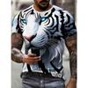 New Summer Men's Fashion T-shirt Personality Vintage Pattern Printed Men's T-shirt Top