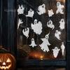 Waterproof PVC Stickers Halloween Ghost Window Clings, Static Stickers, Glass Removable Decals Decals, Spooky Home Decor for Indoor Outdoor