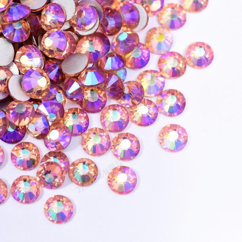 Nail Art Rhinestone Crystal Glass Accessories Diy Flat-Bottomed Drill, Mobile Phone Case Colorful Guomao A Diamond Accessories Accessories Accessories