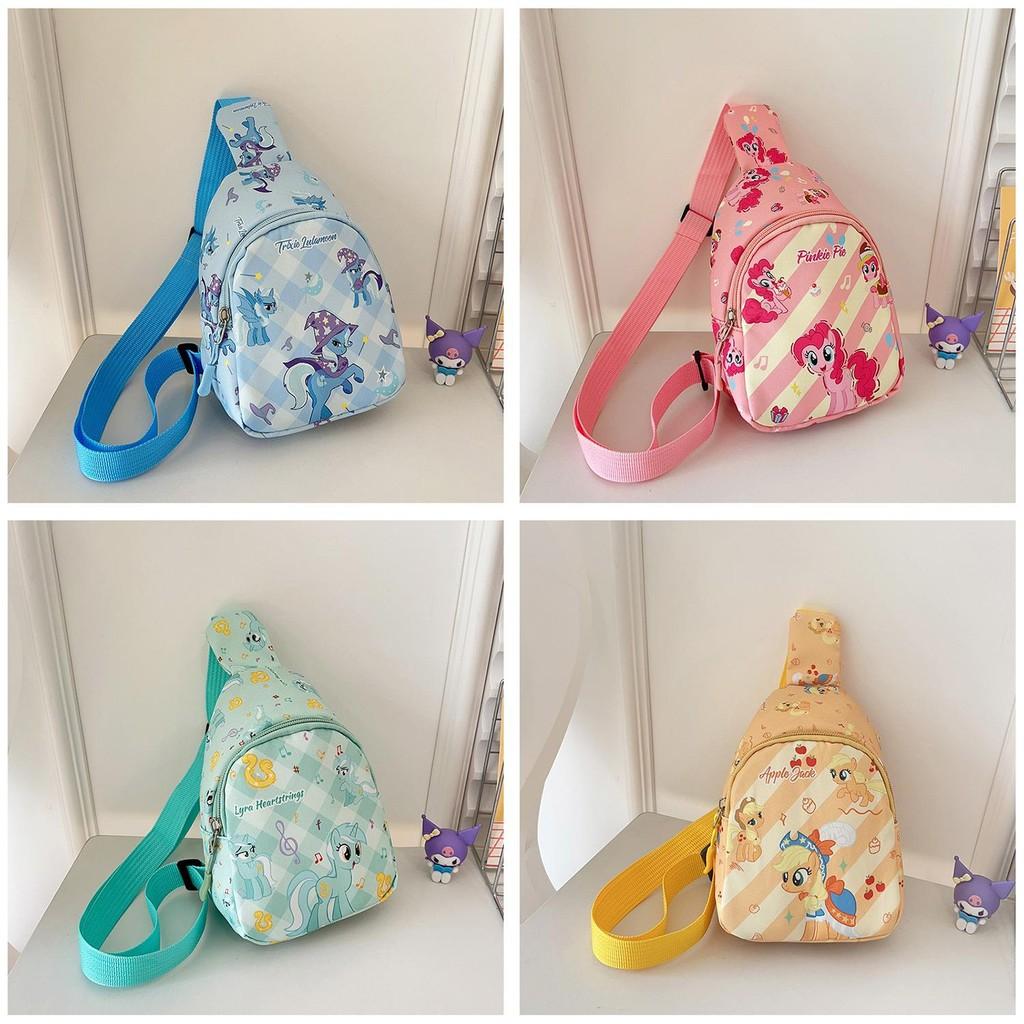 Cartoon Stylish New Chest Bag For Kids Lightweight Fashionable Ins Backpack For Boys Girls And