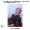 ATEEZ 14° Mini Album Golden Hour Parte.5 Album POCA ver. Photocard DIARY VER