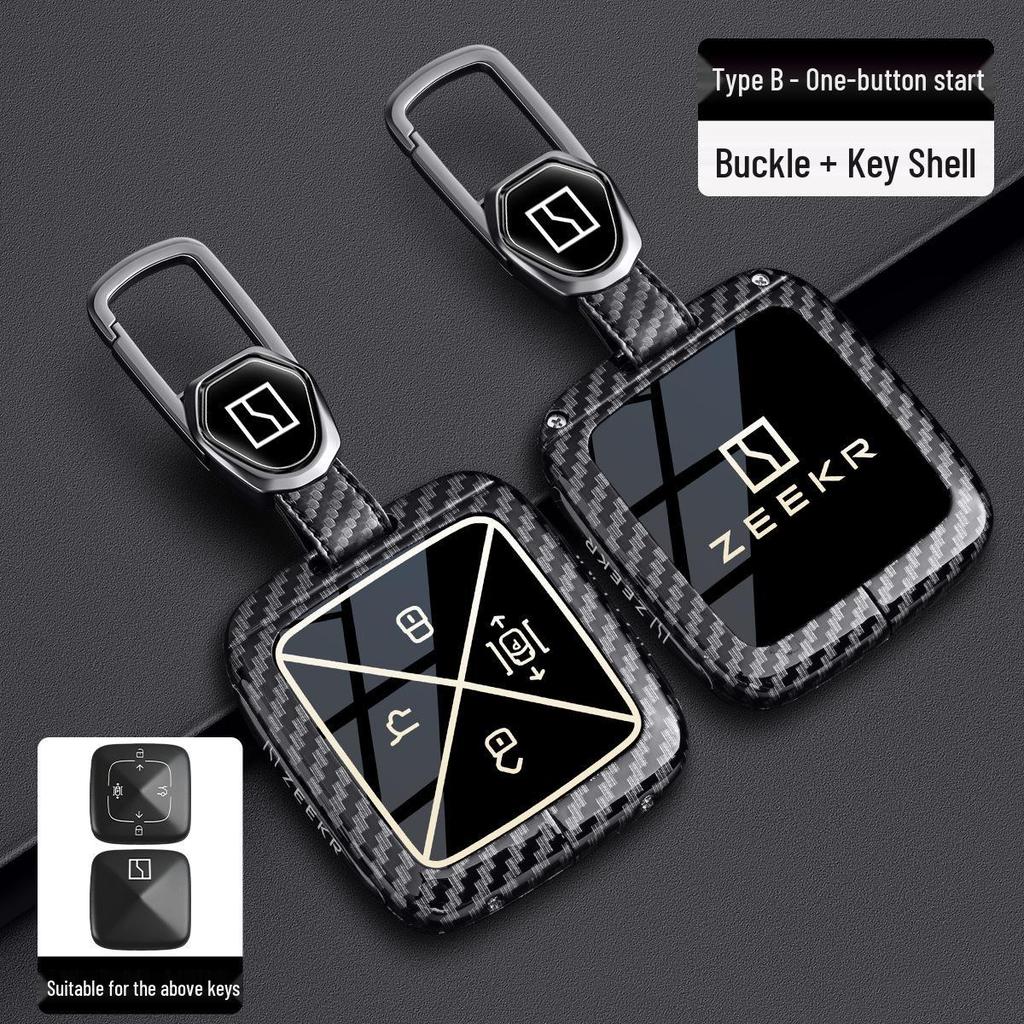 Zeekr 9X Key Cover: Refreshed Dedicated Metal Protective Shell with 007GT Buckle