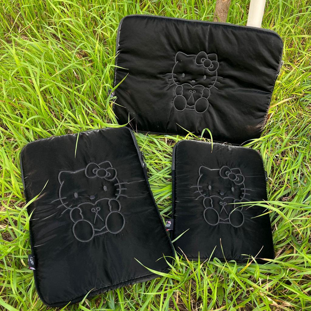 Korean Hello Kitty Style Embroidered Tablet & Laptop Storage Bag