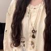 Long Leaf Tassel Necklace National Style Premium Bohemian Clavicle Chain