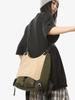 Mountain Theme Lightweight Nylon Crossbody Bag With Zipper Closure For Casual Use