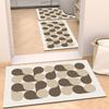 Soft Diatom Mud Non-Slip Bathroom Floor Mat Set - 3 Pieces
