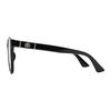 Gucci Double G Series One-Piece Nose Pad Irregular Frame Sunglasses Unisex Sunglasses Black GG1122SA
