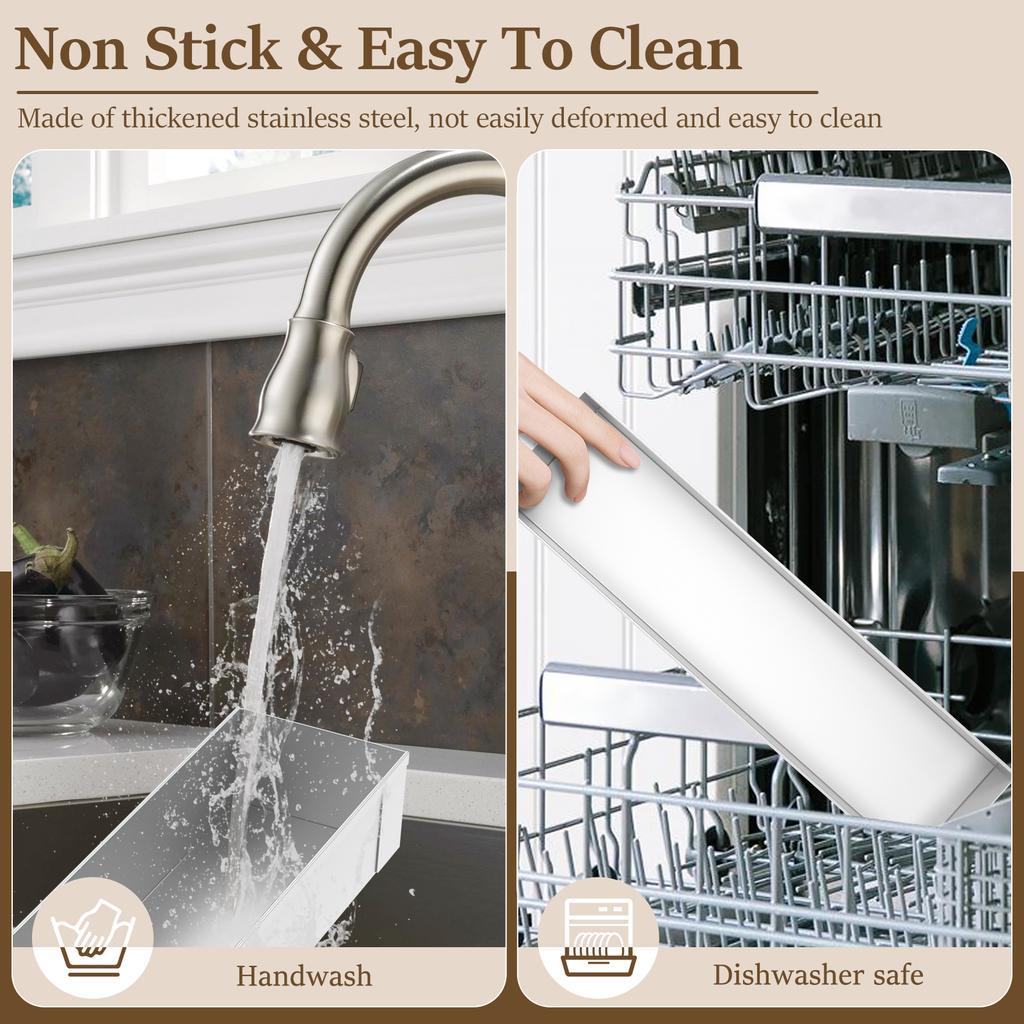 Tiramisu Cake Mold Removable Baking Molds Stainless Steel Tiramisu Cake Baking Tray Non-Stick Mousse Mold for Baking Accessories