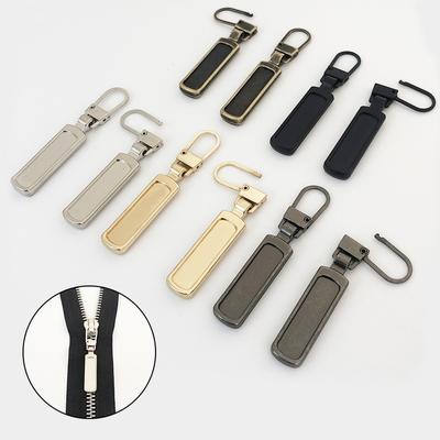 Gereedschapsloze verwijderbare ritskop Metalen ritsreparatiesets Ritsentrekker voor ritsschuif DIY Naai- en knutselsets Metalen rits