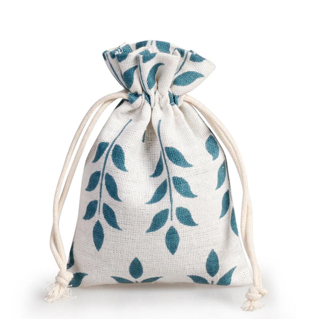 Cotton Line Drawstring Pouches Candy Favor Holder Jewelry Party Gift Bag