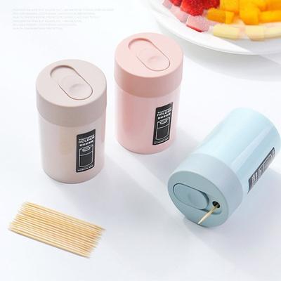Soporte de plástico para palillos de dientes, contenedor dispensador de palillos de dientes, caja para palillos de dientes