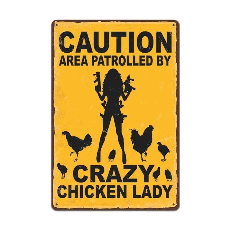 Retro Metal Tin Sign  Warning Dog  Vintage Wall Decor for Home Garden Cafe  Perfect for IndoorOutdoor Use  Rustic Poster Prin