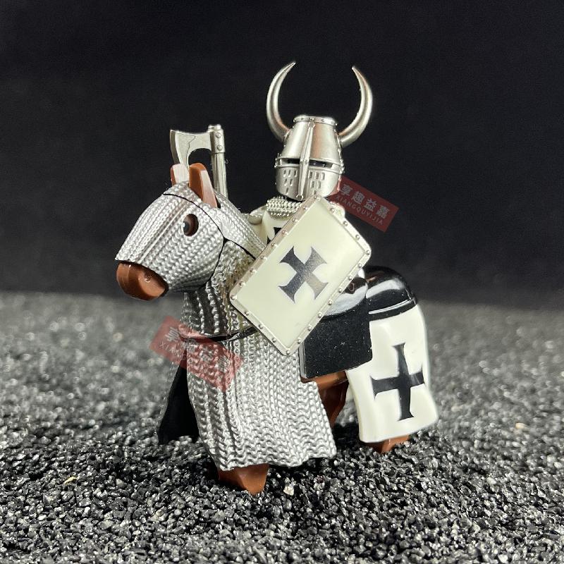 Medieval Hospitaller Teutonic Knights Building Blocks DIY Mini Action Toy Figures Assemble Bricks Children Toys Gifts Series 3