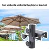 Rust-Resistant Paint Balcony Umbrella Holder Flexible Parasol Support Clamp  Outdoor Settings