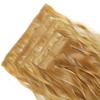 6 Stück/Set Clip-in Haarverlängerungen Beach Wavy Hair Lang Sprungkraftige Lockige Haarteile