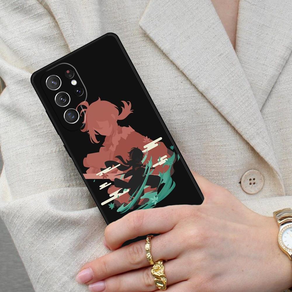 Genshin Impact Game SOFT Cell Phone Case for Samsung Galaxy S26 Ultra S25 S24 S23 S22 S21 S20 Note10 Cover